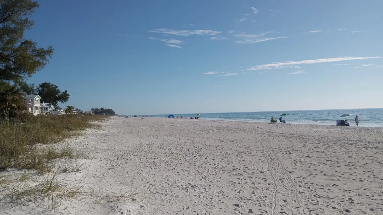 Public beach access boardwalk