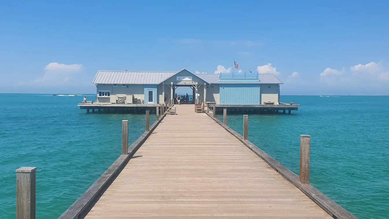 Gulf shoreline with gentle waves