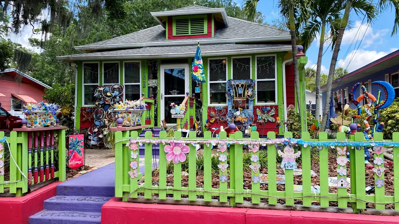 Historic bungalow art studio in Village of the Arts