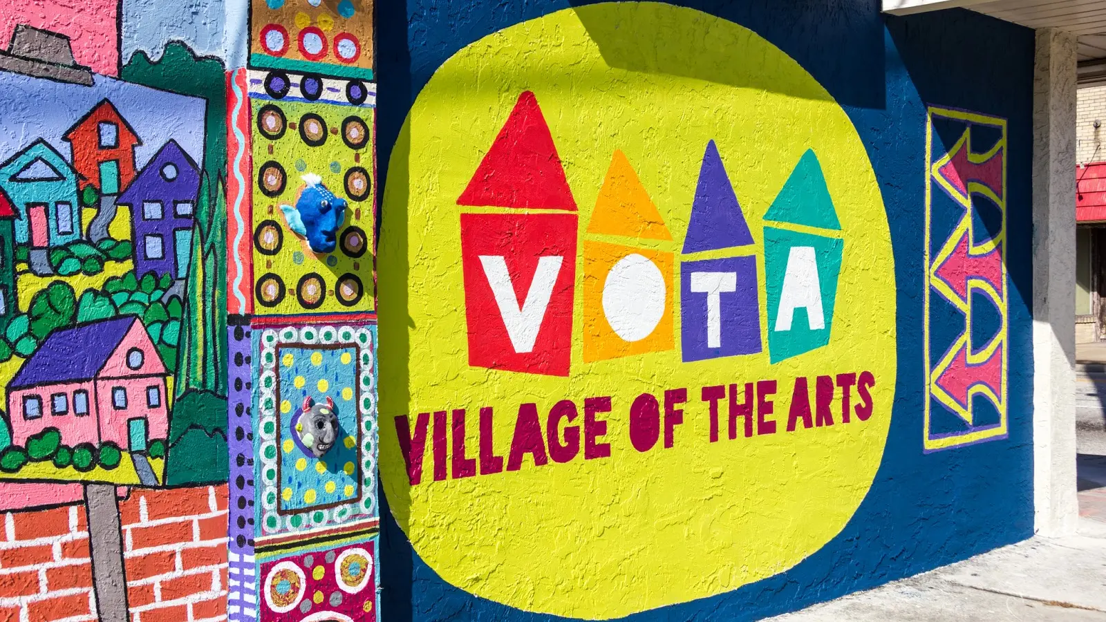 Artist painting in studio